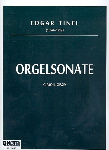 Tinel, E: Sonate g-Moll op.29