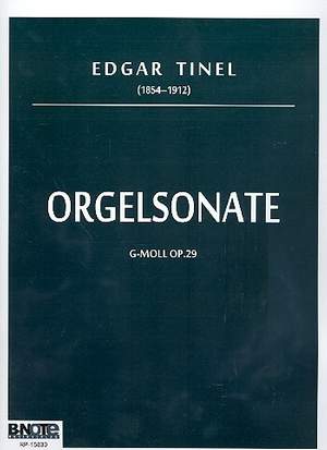 Tinel, E: Sonate g-Moll op.29