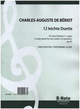 DeBeriot, C: 12 leichte Duette op.87