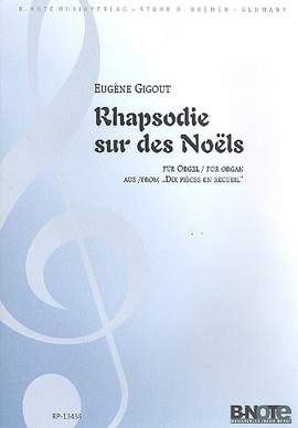 Gigout, E: Rhapsodie sur des noels