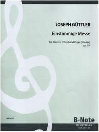 Güttler, J: Einstimmige Messe op.97