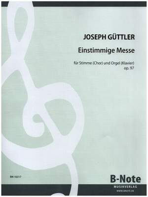 Güttler, J: Einstimmige Messe op.97