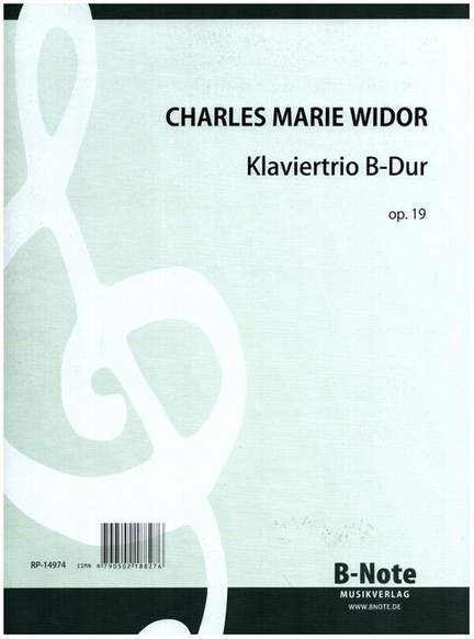 Widor, C: Trio B-Dur op.19