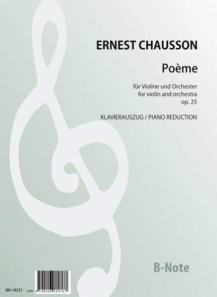 Chausson, E: Poeme op.25