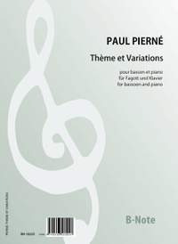 Pierné, P: Thème et variations