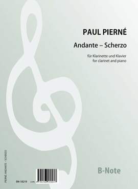Pierné, P: Andante - Scherzo für Klarinette und Klavier