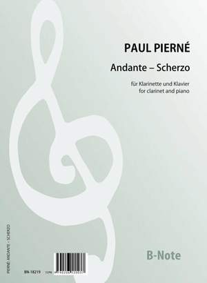 Pierné, P: Andante - Scherzo für Klarinette und Klavier