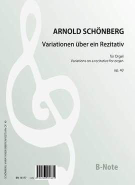 Schoenberg, A: Variationen über ein Rezitativ op.40