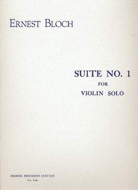 Bloch, E: Suite no.1