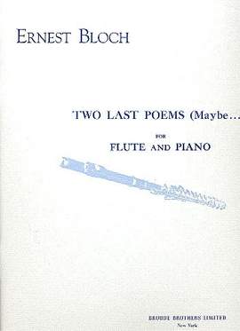 Bloch, E: 2 last Poems Maybe für
