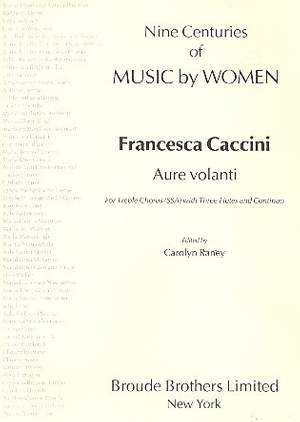Caccini, F: Aure volanti