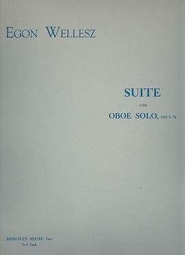 Wellesz, E: Suite op.76 for oboe solo