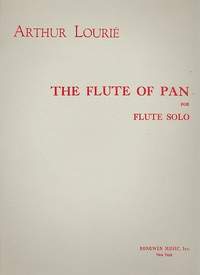 Lourié, A V: The Flute of Pan for flute solo