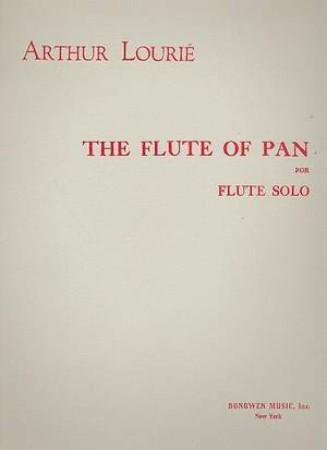Lourié, A V: The Flute of Pan for flute solo