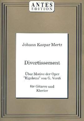 Mertz, J K: Divertissement über Motive aus