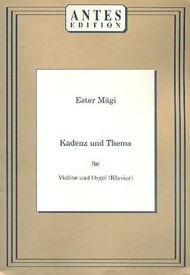 Mägi, E: Kadenz und Thema für
