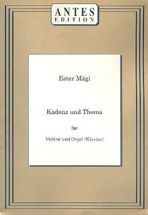 Mägi, E: Kadenz und Thema für