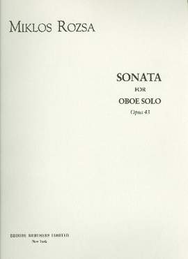 Rózsa, M: Sonate op.43