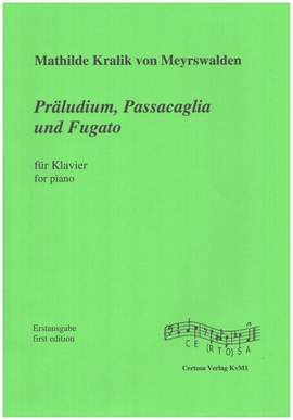Kralik, M: Präludium, Passacaglia und Fugato