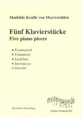 Kralik, M: 5 Klavierstücke