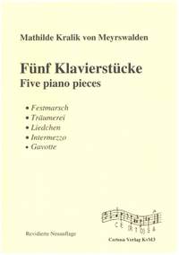 Kralik, M: 5 Klavierstücke
