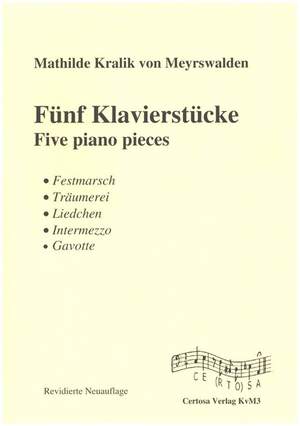 Kralik, M: 5 Klavierstücke