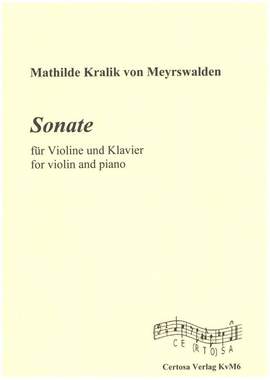 Kralik, M: Sonate