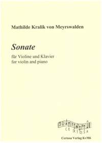 Kralik, M: Sonate