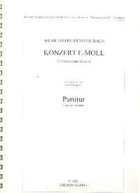 Bach, W F: Konzert e-Moll