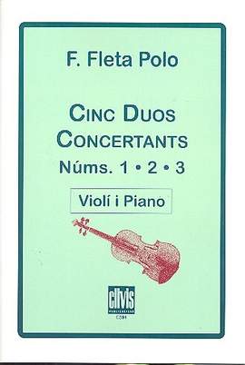 Fleta Polo, F: 5 Duos concertants Band 1 (Nr.1-3)