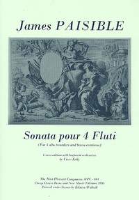 Paisible, J: Sonata pour 4 flute