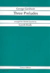 Gershwin, G: 3 Preludes for 4 clarinets