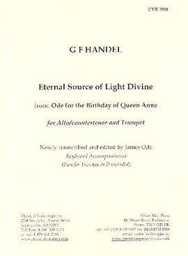 Handel, G F: Eternal Source of Light Divine D Major