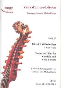 Rust, F W: Sonate D-Dur
