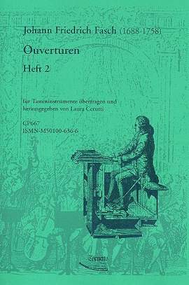 Fasch, J F: Ouvertüren Band 2 für Tasteninstrument