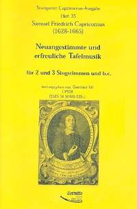 Capricornus, S F: Neuangestimmte und erfreuliche Tafelmusik