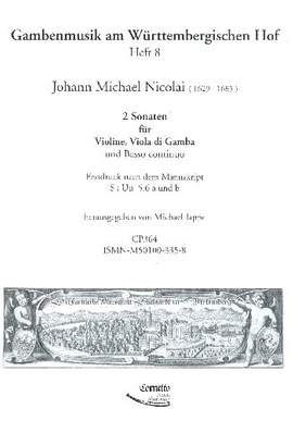 Nicolai, J M: 2 Sonaten