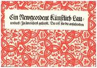 Neusidler, H: Ein newgeordent künstlich Lautenbuch Band 1
