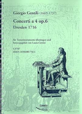Gentili, G: Concerti a 4 op.6 für Tasteninstrumente