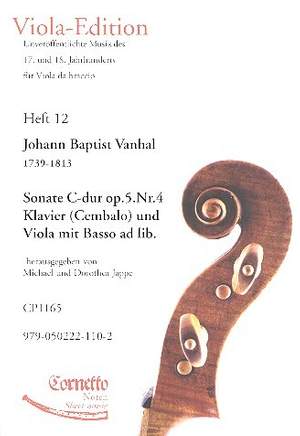 Wanhal, J B: Sonate C-Dur op.5,4