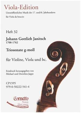 Janitsch, J G: Triosonate g-Moll