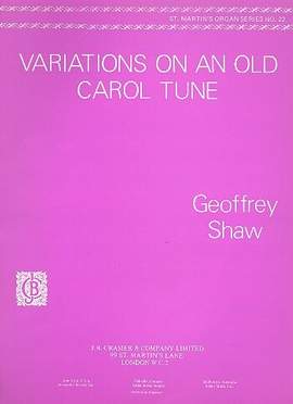 Shaw, G: Variations on an old carol Tune