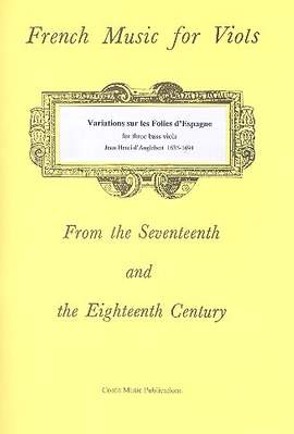 D'Anglebert, J: Variations sur les Folies d'Espagne