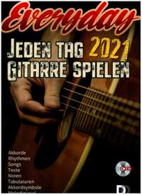 Kessler, D: Everyday 2021 - Jeden Tag Gitarre spielen (+CD)