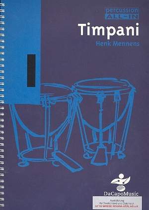 Mennens, H: Percussion all-in vor timpani vol.1