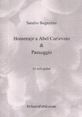 Bagazzini, S: Homenaje a Abel Carlevaro und Paesaggio