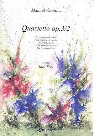 Canales, M: Quartett op.3,2 für 2 Violinen, Viola
