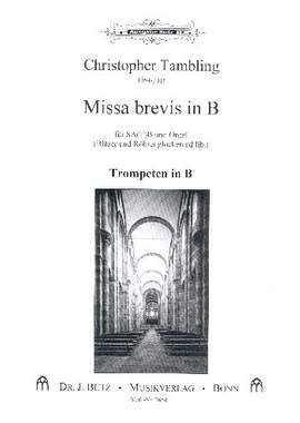 Tambling, C: Missa brevis B-Dur