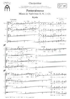 Gruber, J: Pastoralmesse G-Dur op.92