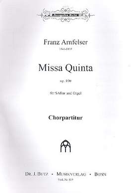 Arnfelser, F: Missa Quinta op.100